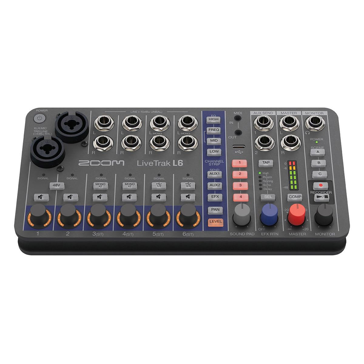 Amazon | ZOOM LiveTrak L6 + ユーロラックマウント・アダプタセット